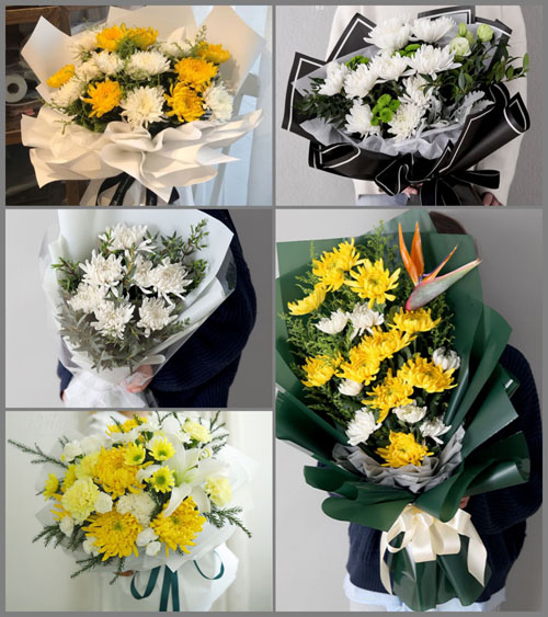 河北沧州任丘市北汉乡白事花束代送